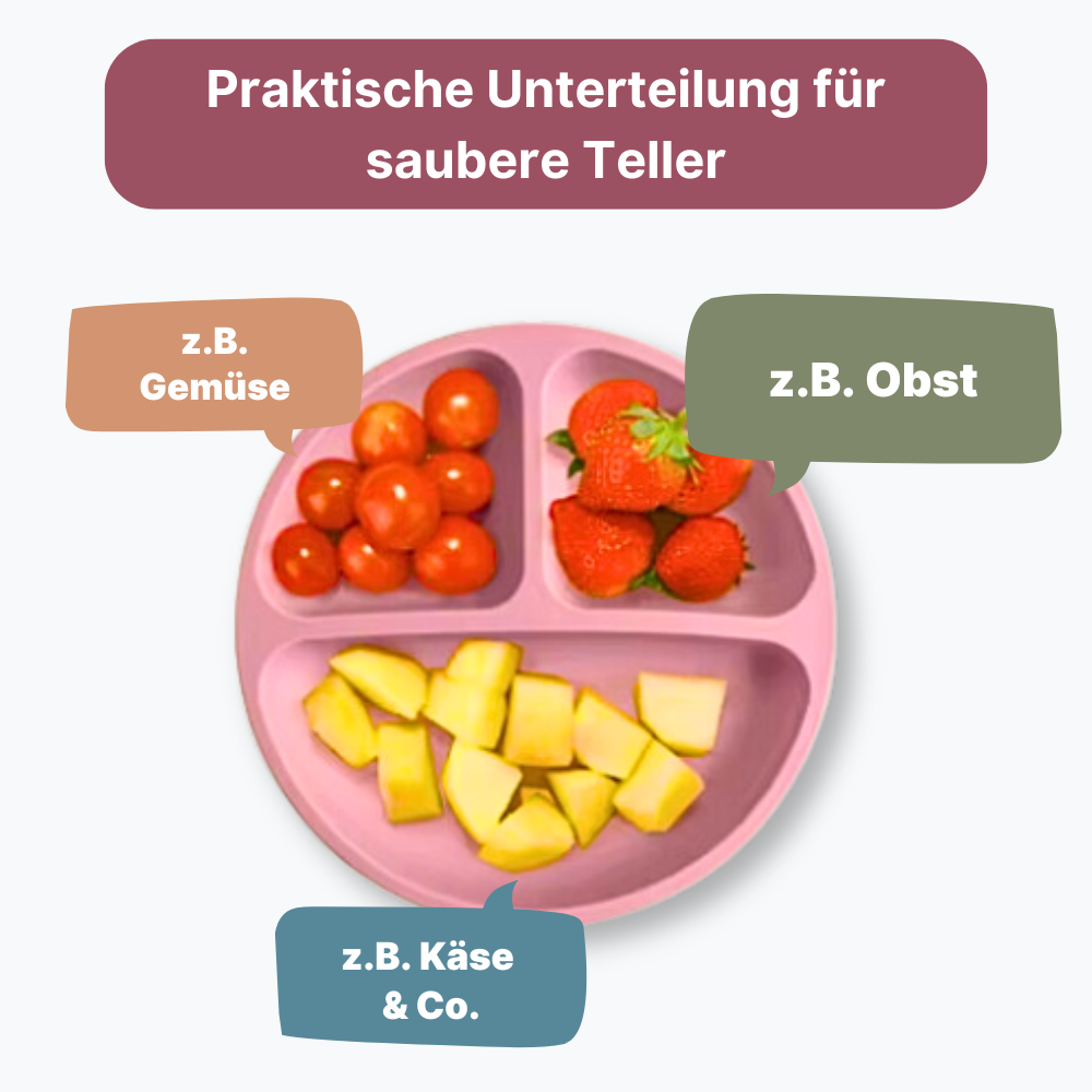 Silikon-Essgeschirr mit Saugnapf – für entspannte Mahlzeiten ohne Chaos!