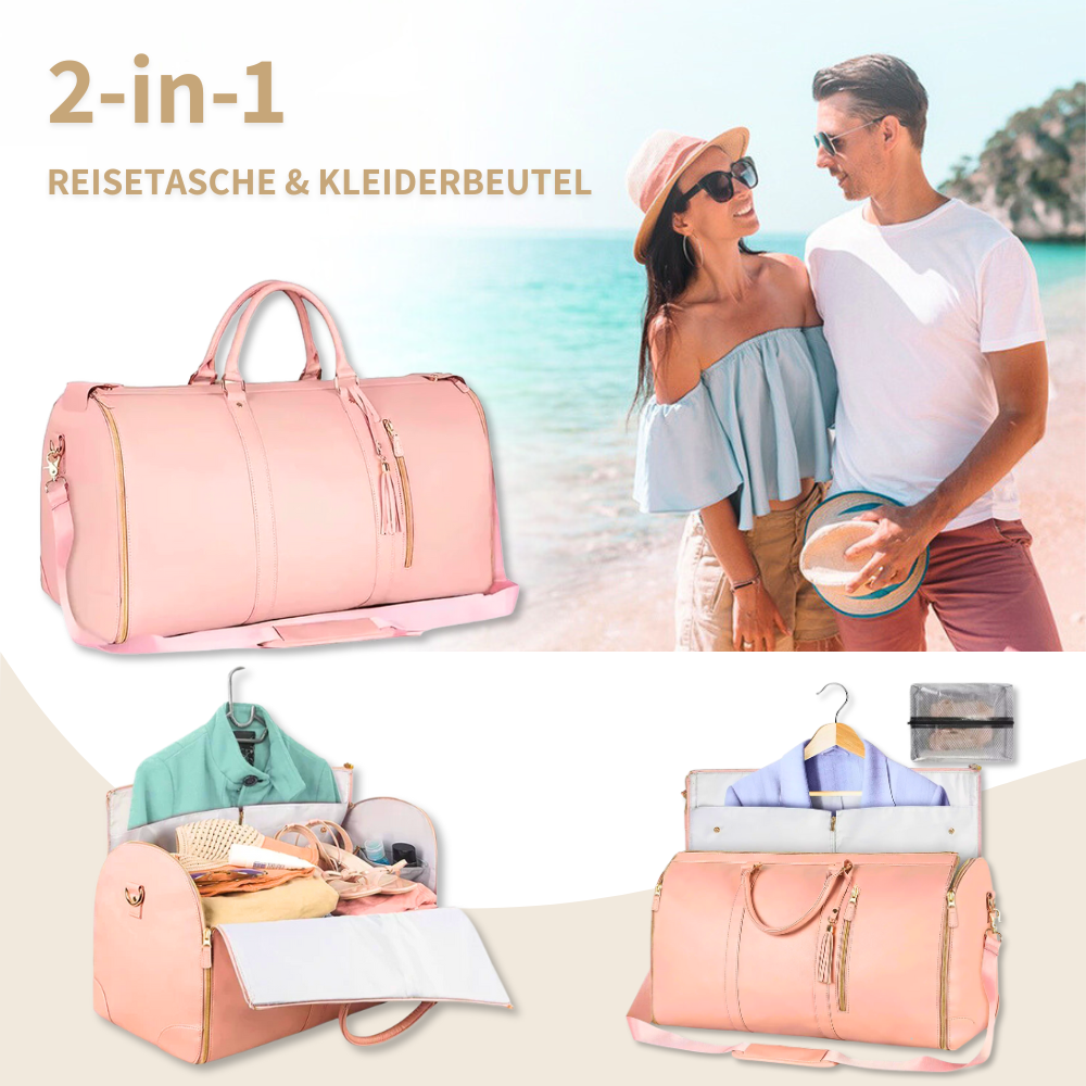 2-in-1 Reisetasche - Kleiderbeutel und Reisetasche in Einem
