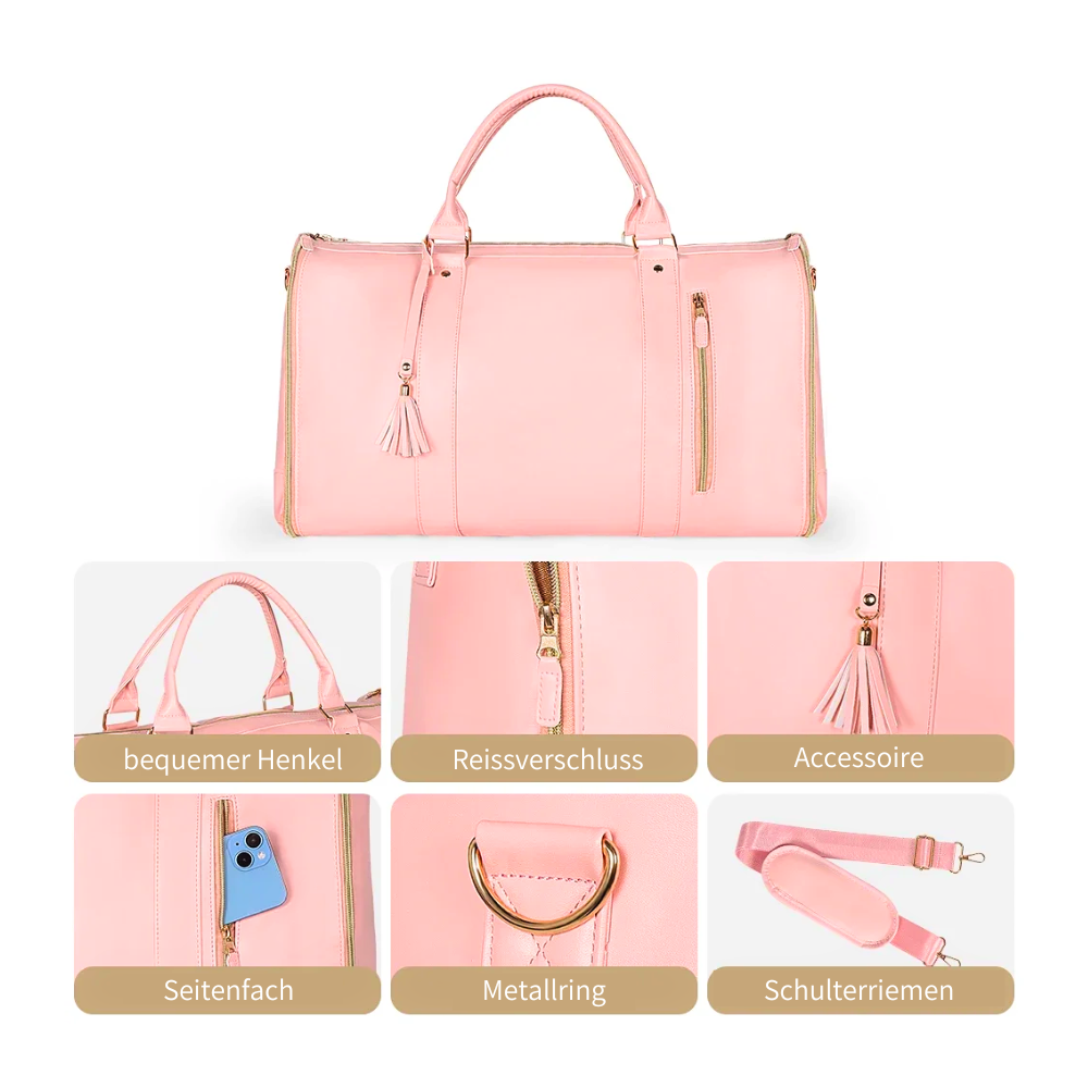 2-in-1 Reisetasche - Kleiderbeutel und Reisetasche in Einem