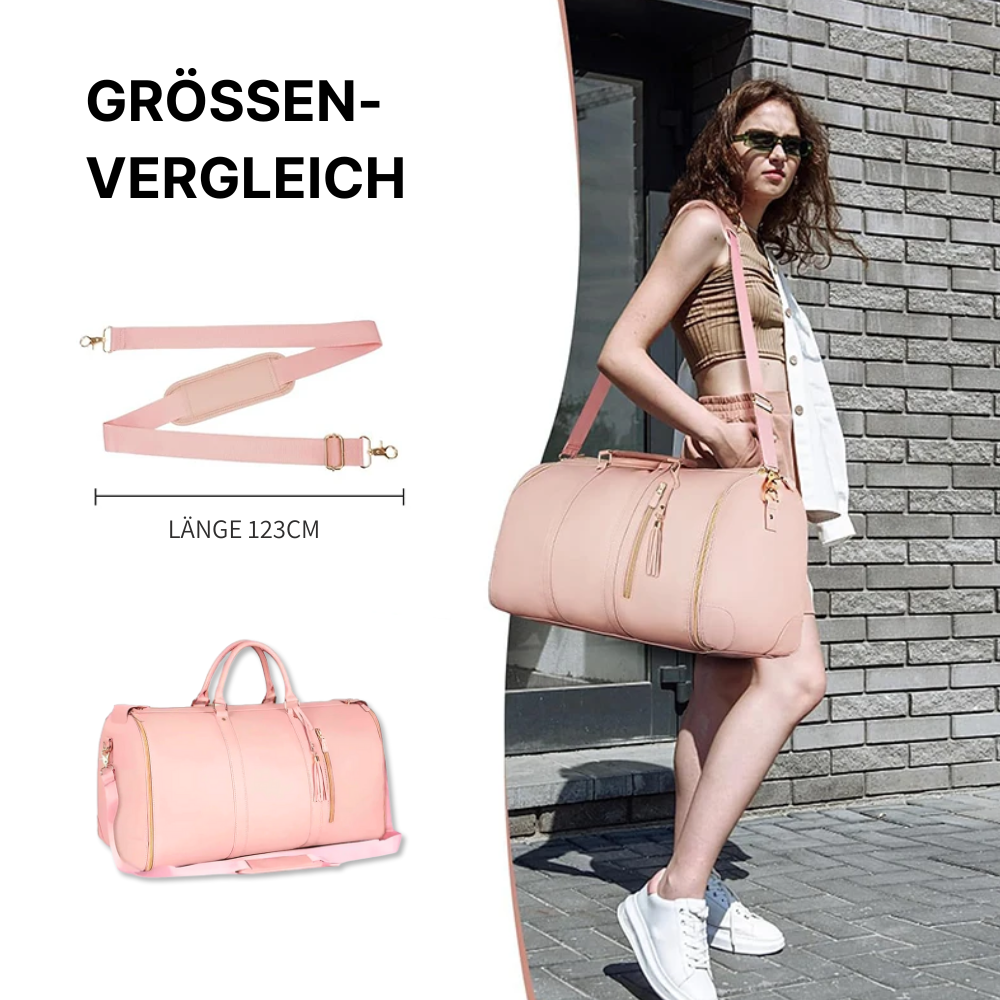 2-in-1 Reisetasche - Kleiderbeutel und Reisetasche in Einem