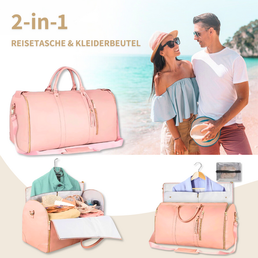 2-in-1 Reisetasche - Kleiderbeutel und Reisetasche in Einem